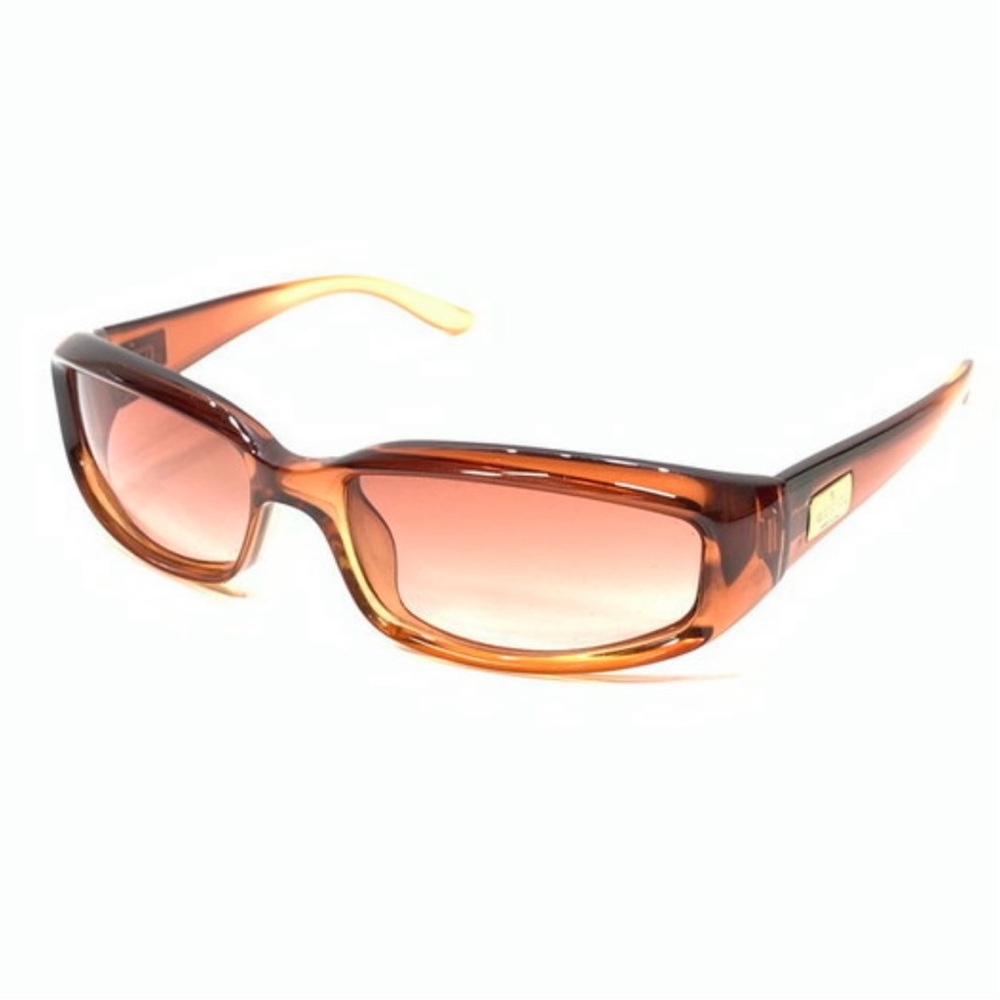 Gucci Amber Brown Gradient Rectangular Sunglasses